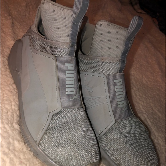 PUMA grey Hi-top shoes - Picture 2 of 5